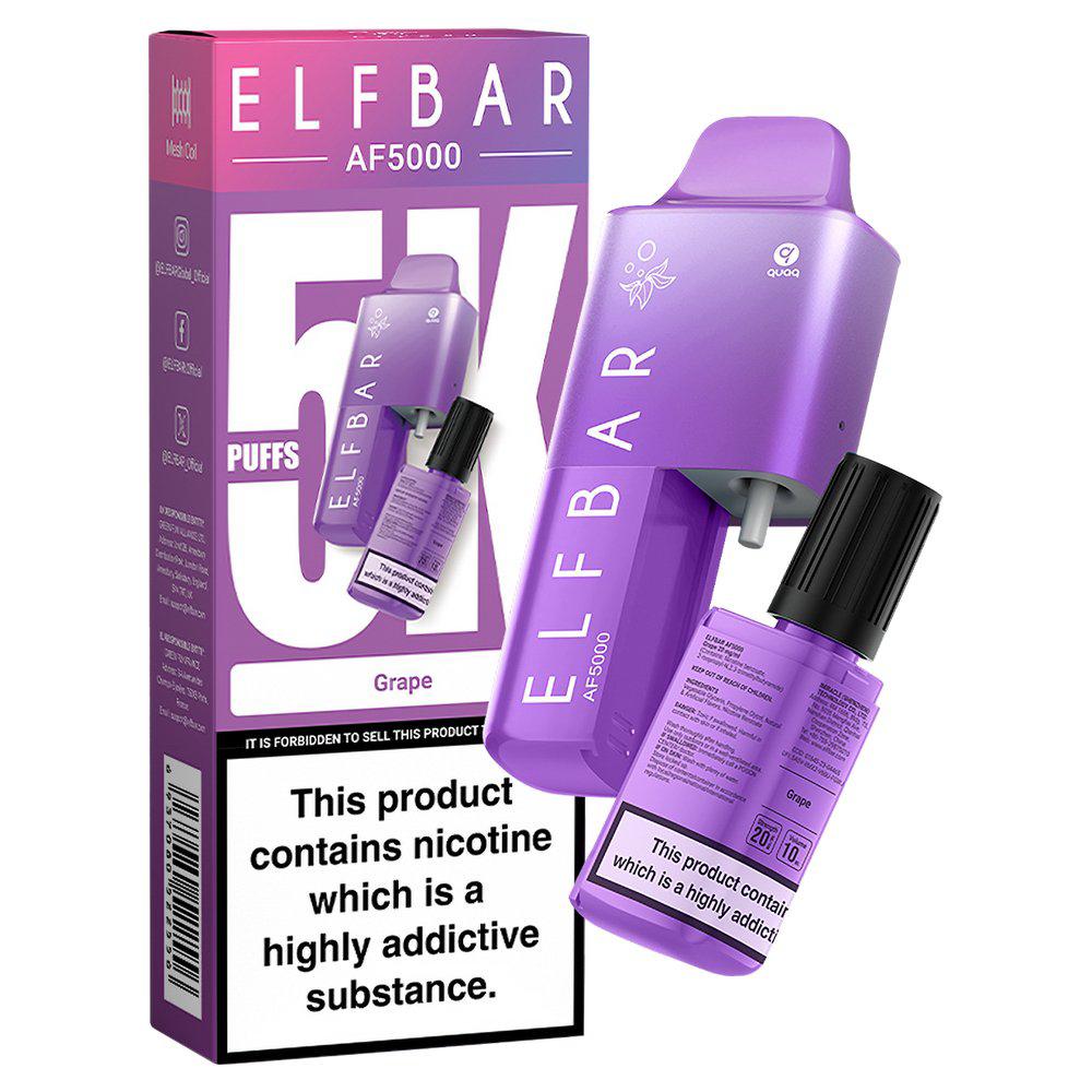 Elf bar AF5000 Puffs Disposable Vape (Pack of 10)