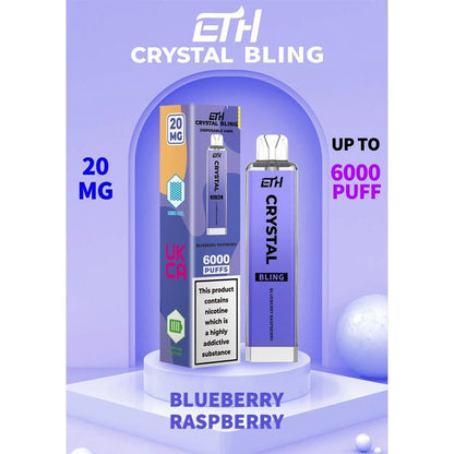 Crystal Bling 6000 Disposable Vape Puff Pod Device