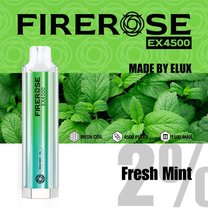 Firerose EX4500 Disposable Vape Puff Pod Device