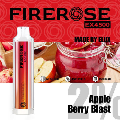 Firerose EX4500 Disposable Vape Puff Pod Device