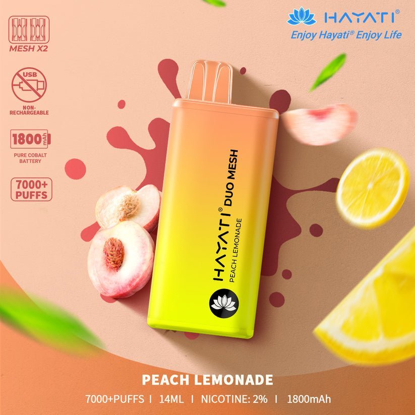 Hayati Duo Mesh 7000 Puffs Disposable Vape Bar Pod Kit