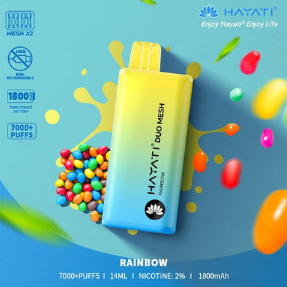 Hayati Duo Mesh 7000 Puffs Disposable Vape Bar Pod Kit