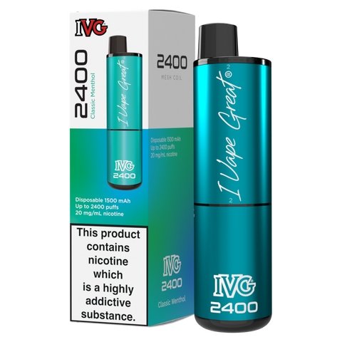 IVG 2400 4in1 Disposable Vape 2400 Puffs (Pack of 5)