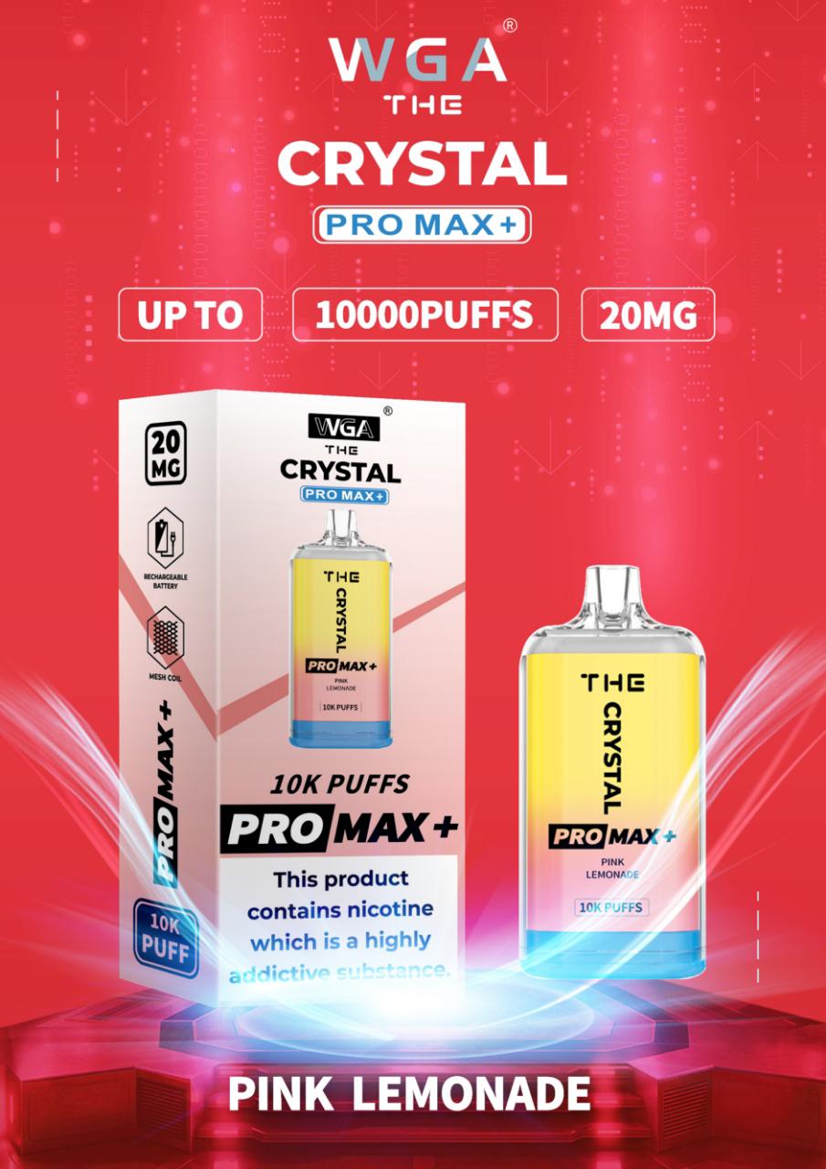 Crystal Pro Max + 10000 Disposable Vape Puff Device