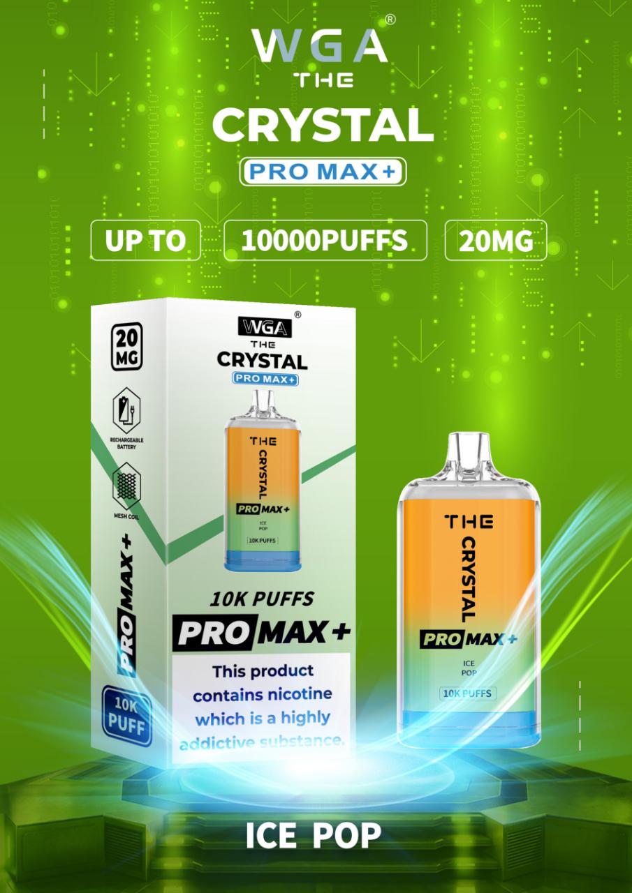 Crystal Pro Max + 10000 Disposable Vape Puff Device